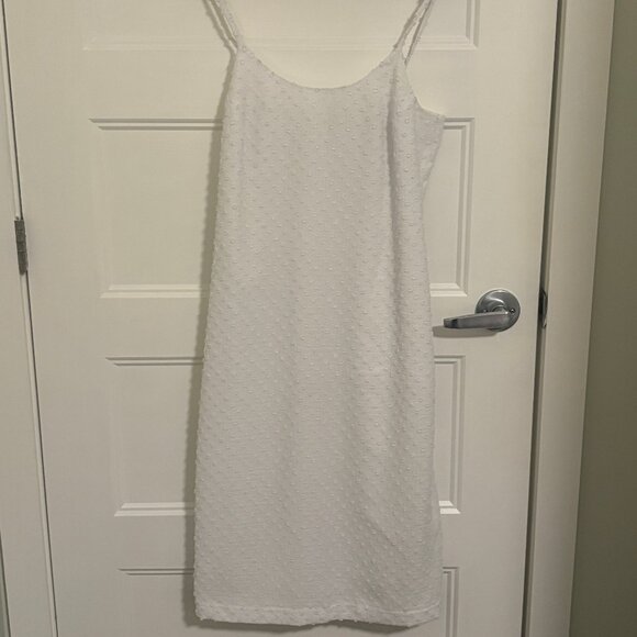 Club Monaco Linen White Boucle Dress - Picture 1 of 4